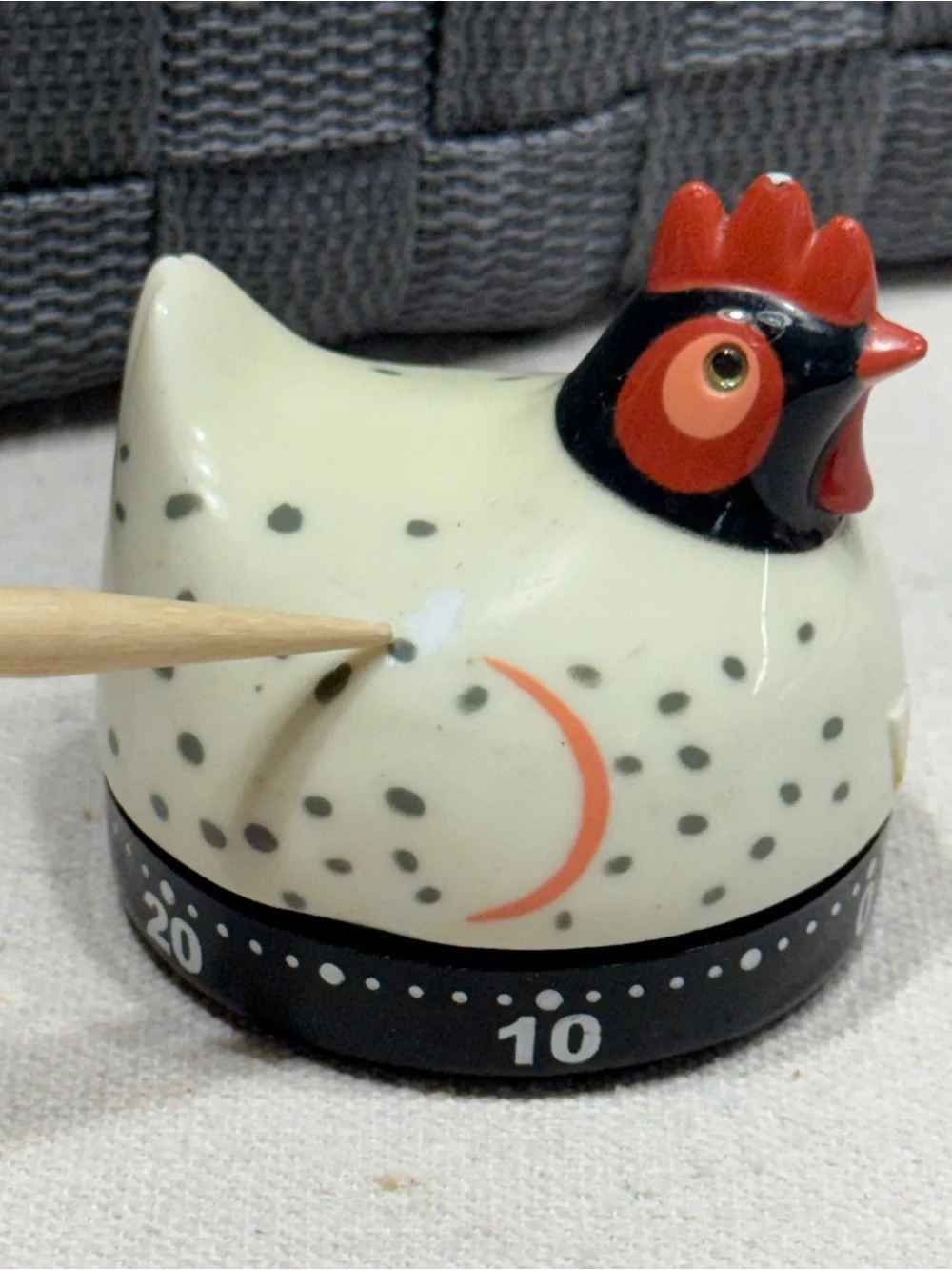 Vintage Chicken Kitchen Timer Farmhouse Country Kitchen Decor